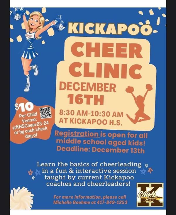 Kickapoo Cheer Clinic